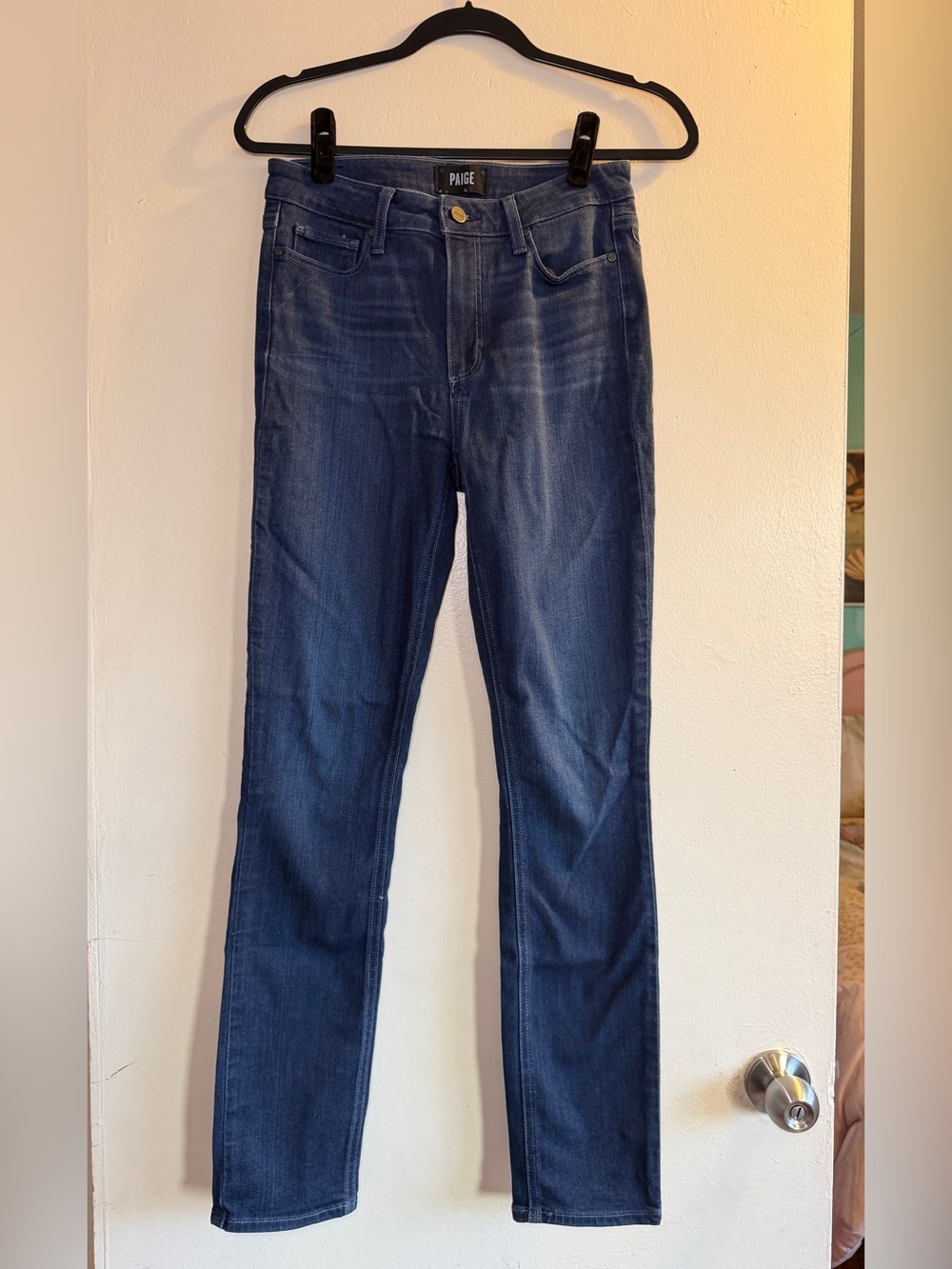PAIGE Indigo Straight Leg Jeans